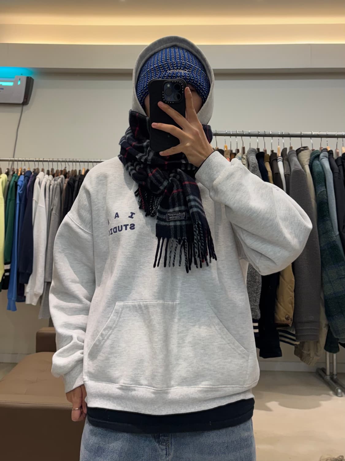 버버리 체크 머플러 상품이미지5