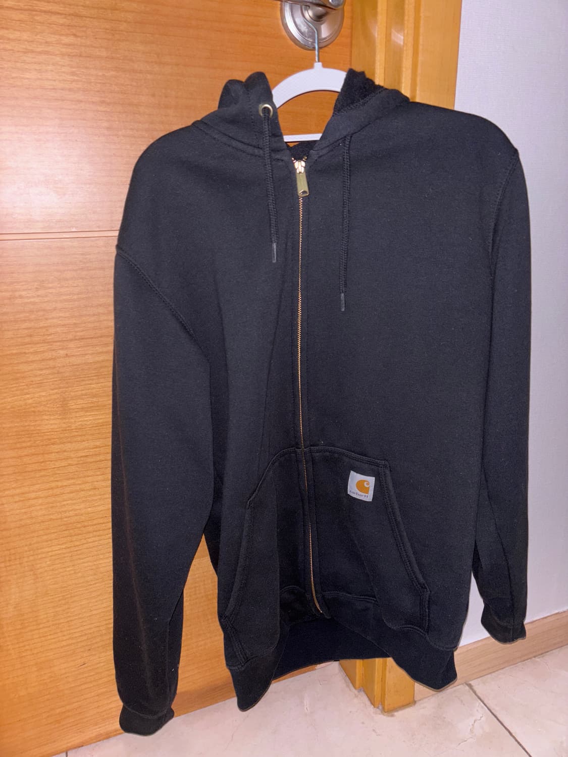 칼하트 후드집업 블랙 상품이미지1