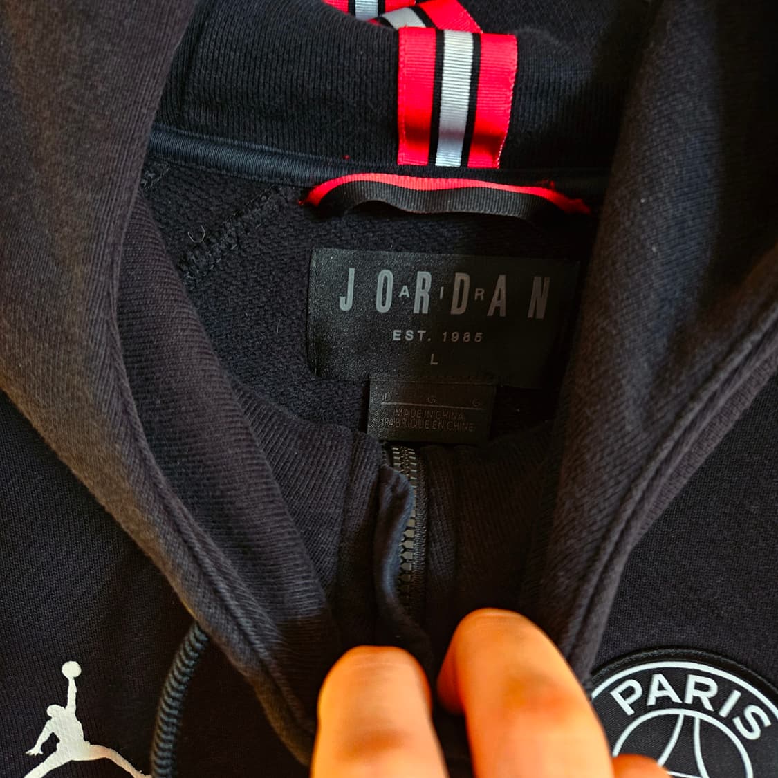 조던(Jordan) x 파리생제르망 후드집업 L size 상품이미지6