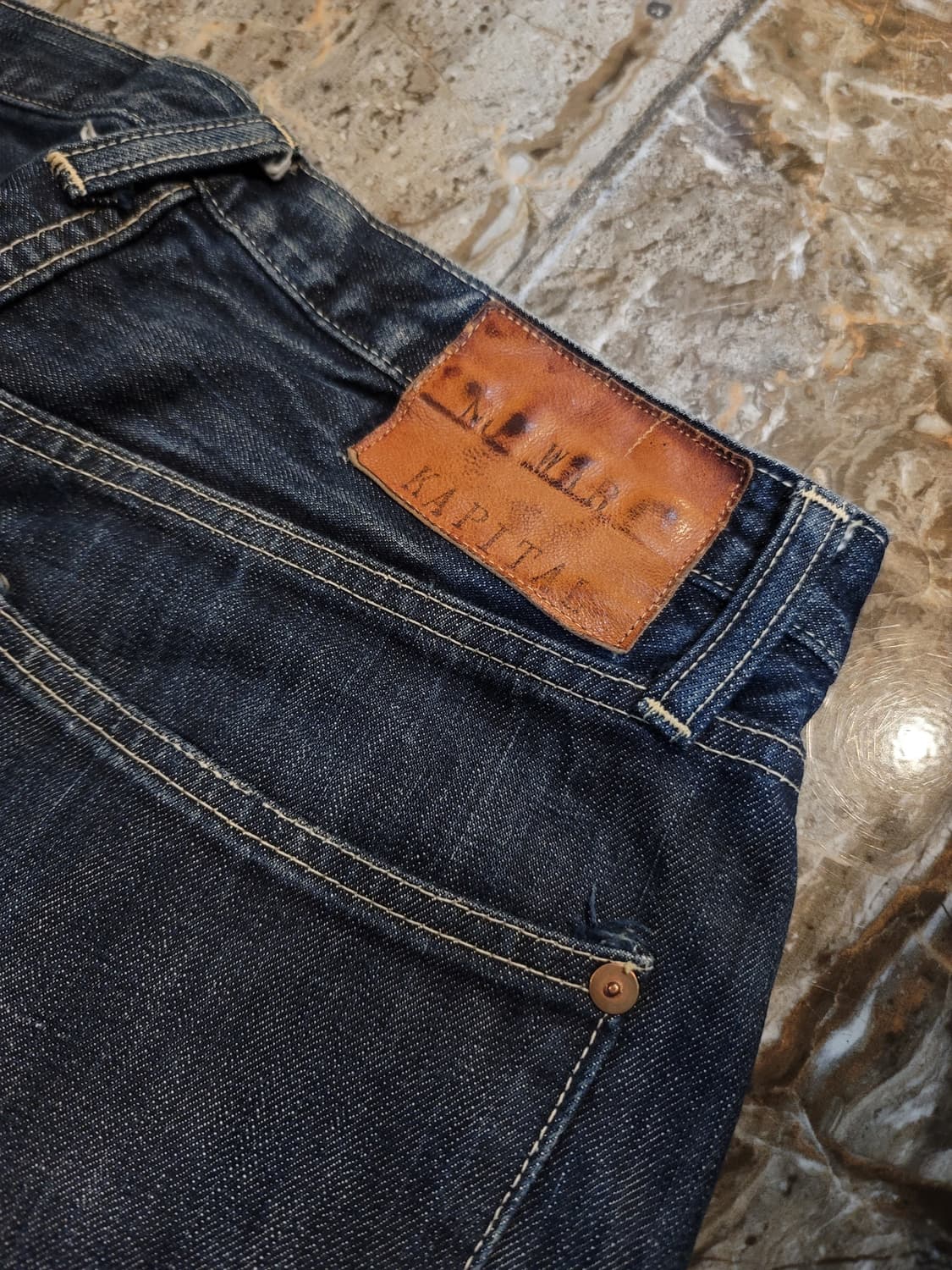 캐피탈 셀비지 데님팬츠 상품이미지3