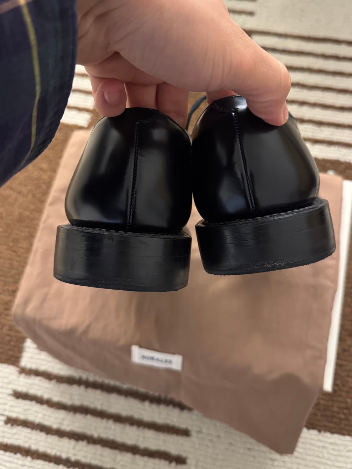 오라리 auralee x 풋더코쳐 레더 슈즈 상품이미지7