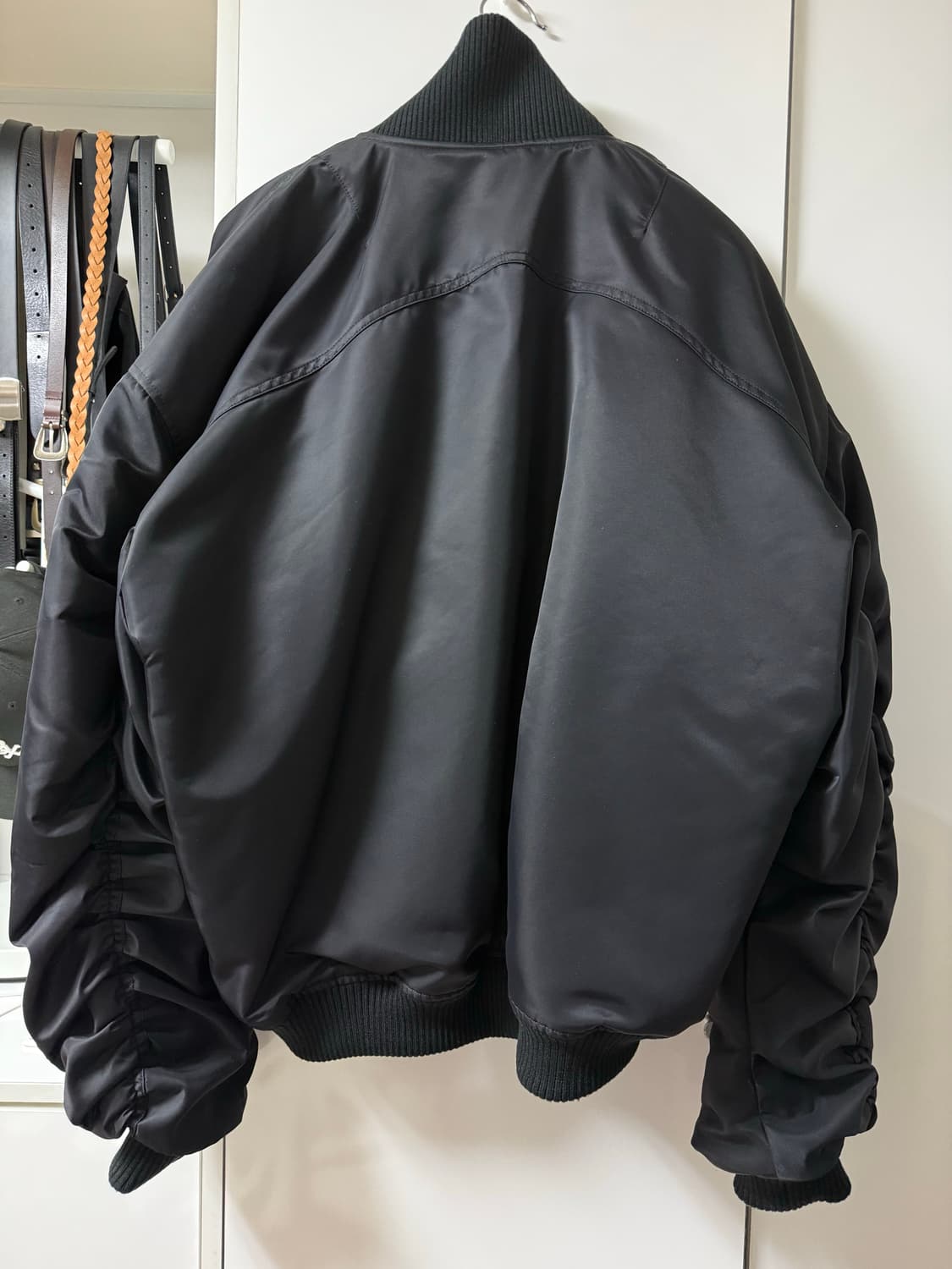 [M] STU 오버핏 카라 봄버 상품이미지7