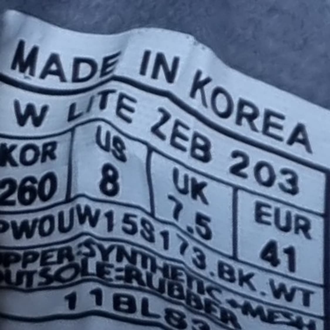 프로스펙스 얼룩말 남성 운동화 260 상품이미지6