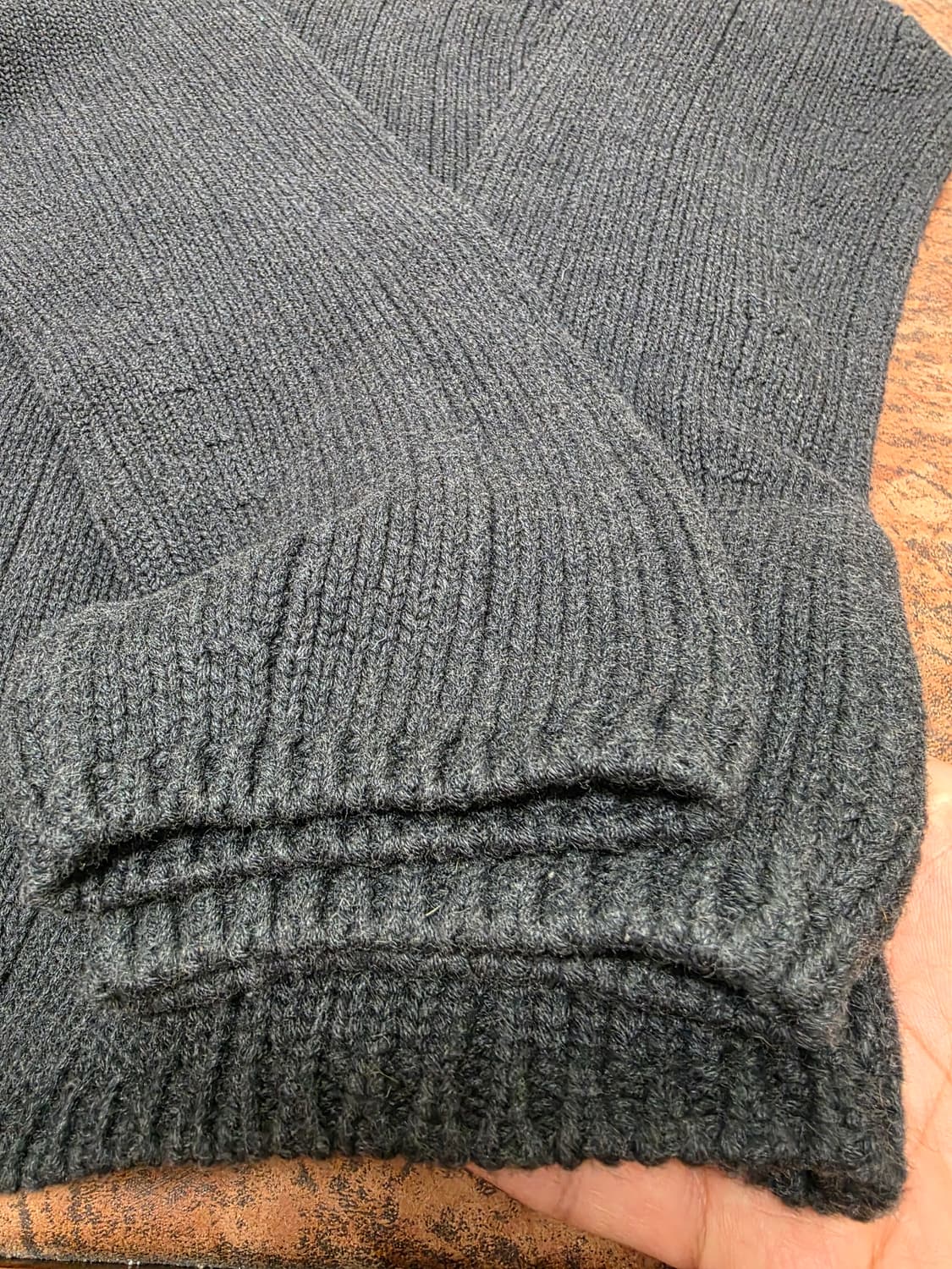 폴로 진스 코튼 반집업 니트 L 상품이미지8