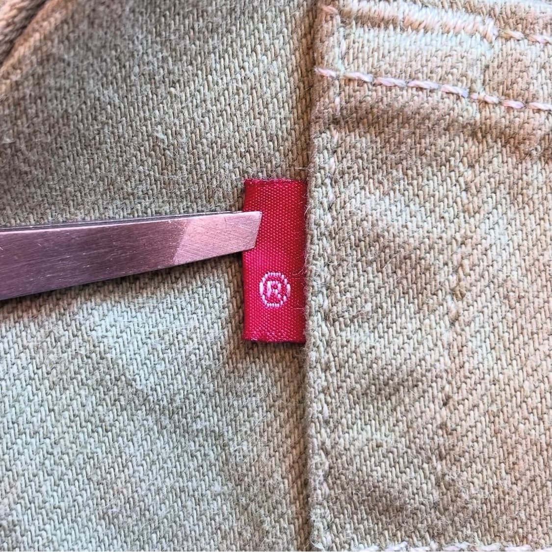 90's 리바이스 501 모스그린 데님진 상품이미지7