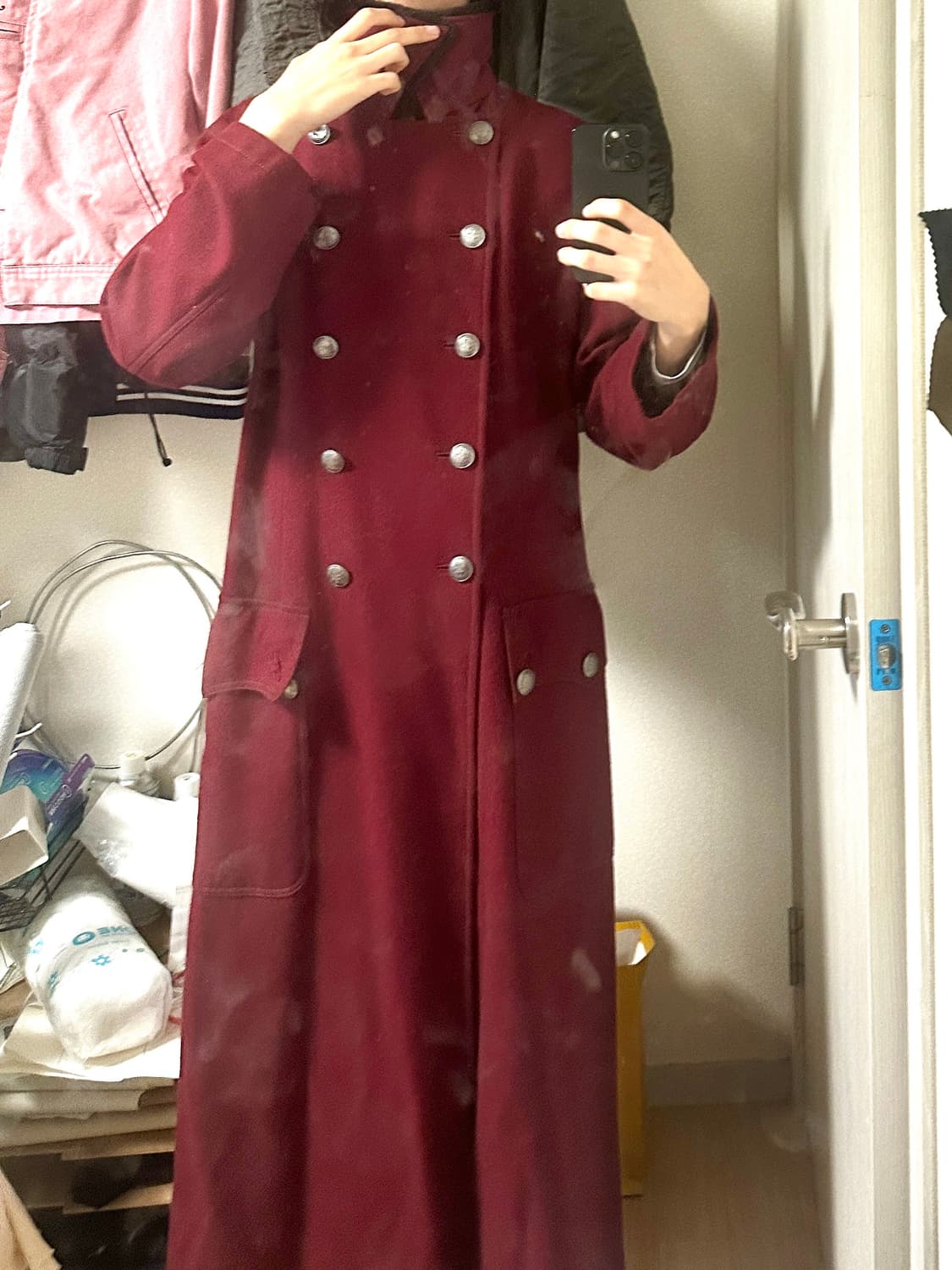 90s 장 폴 고티에 슈퍼 롱코트 상품이미지3