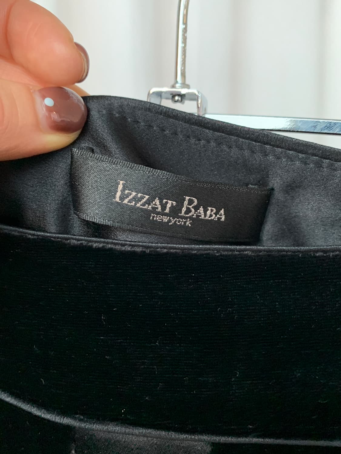 (IZZAT BABA) 빈티지 벨벳 스커트 상품이미지4