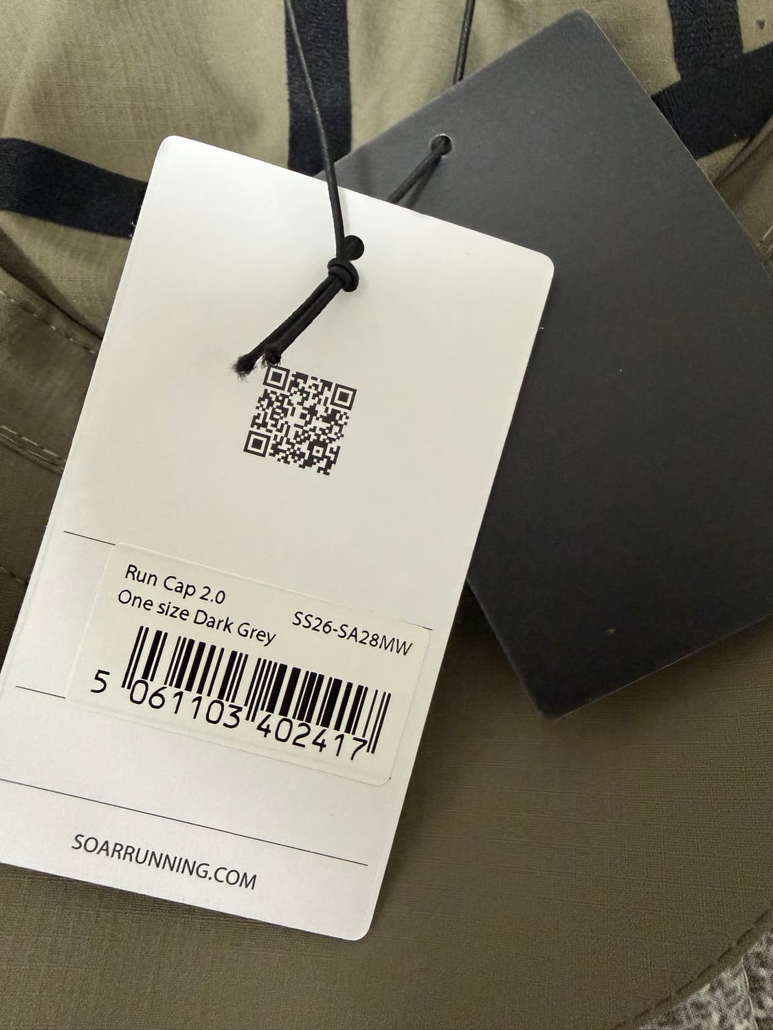 소어 러닝 런 캡 2.0 다크 그레이 상품이미지6