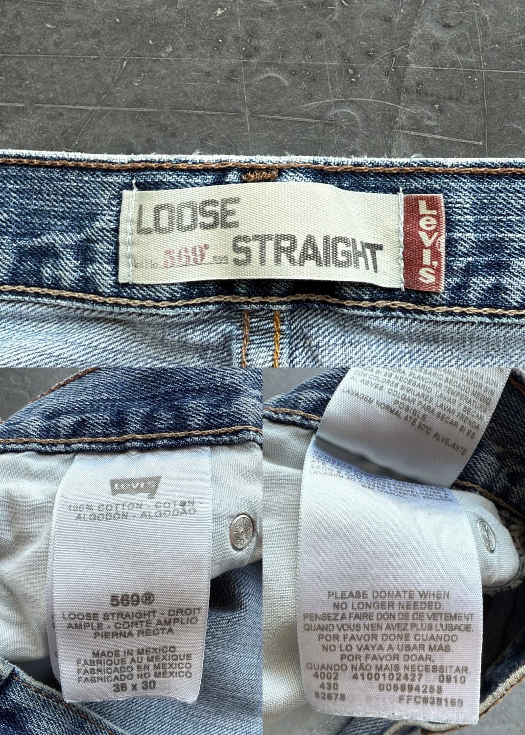 리바이스 569 데님 팬츠 상품이미지9