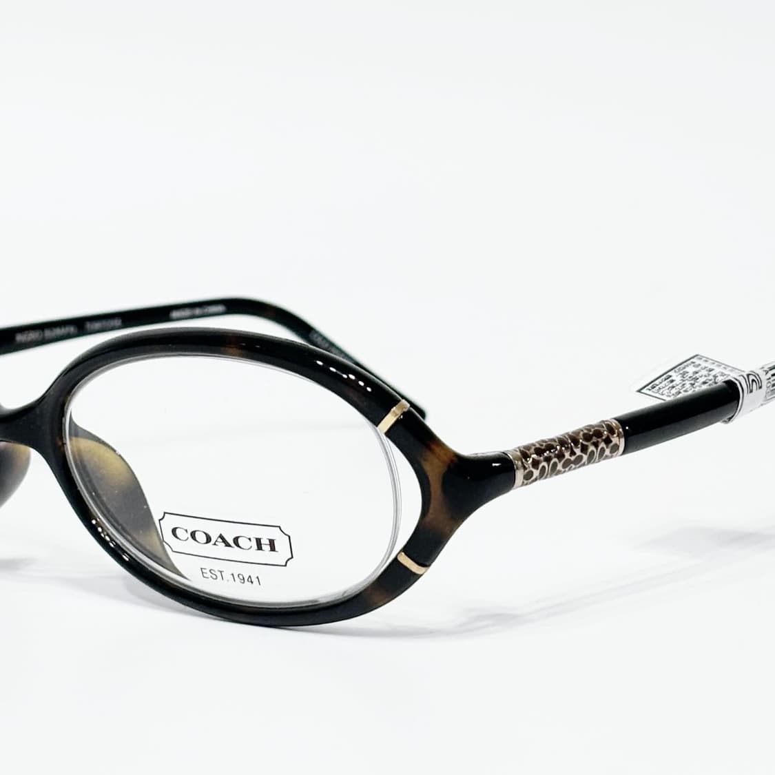 COACH 오벌 뿔테 데드스탁 빈티지안경 상품이미지3