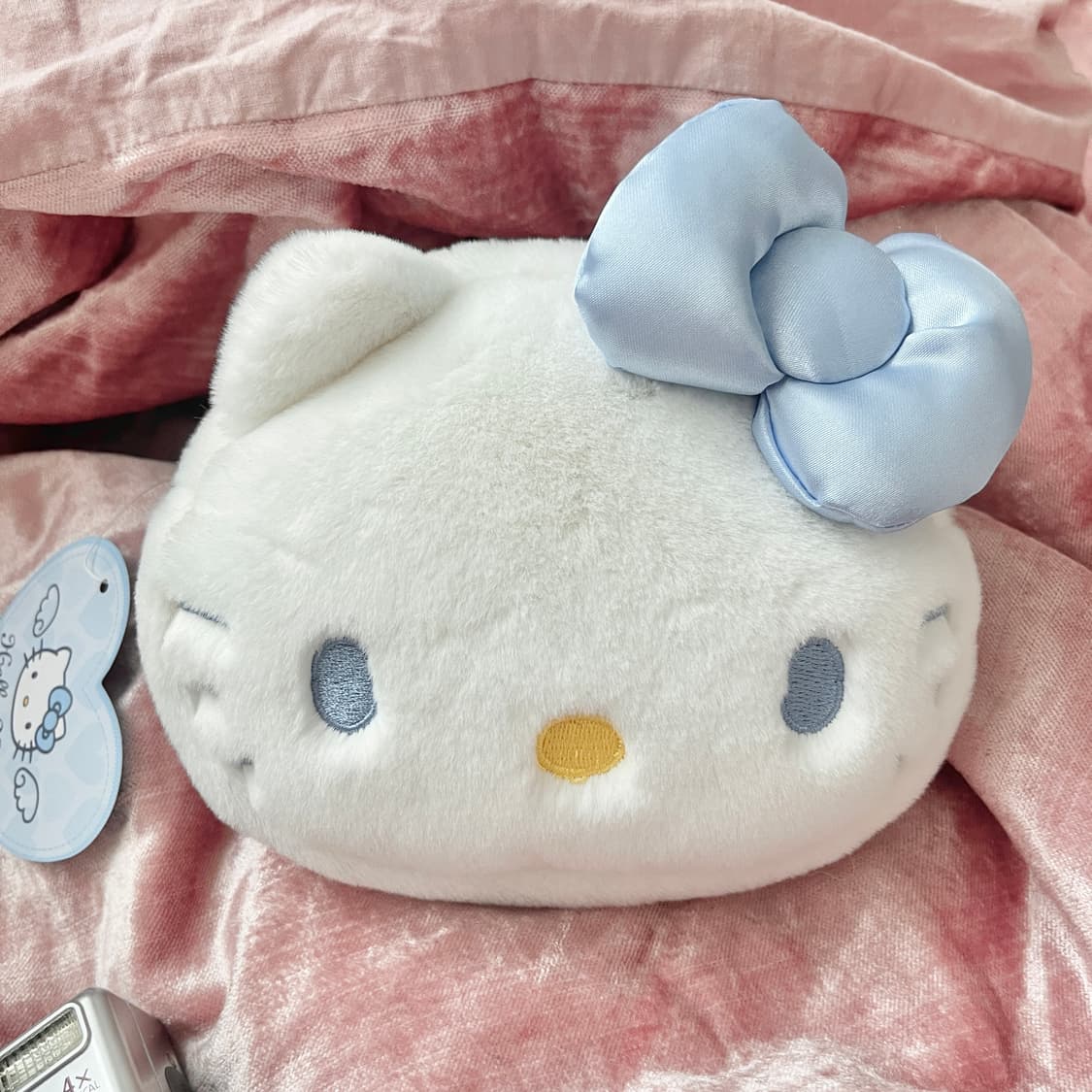 산리오 정품 새상품 헬로 키티 엔젤 유메미루 천사 핑크 블루 파우치 디카 상품이미지4