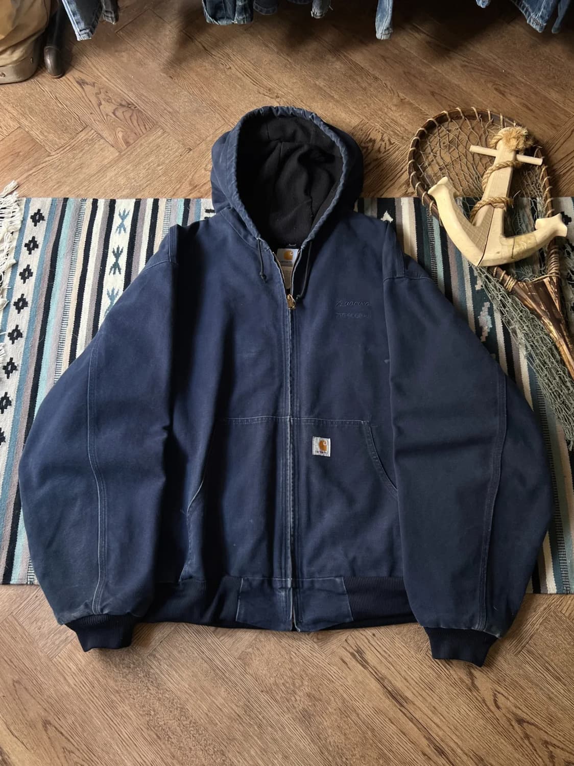 [3XL]칼하트 USA 다크네이비 액티브 워크자켓 상품이미지1