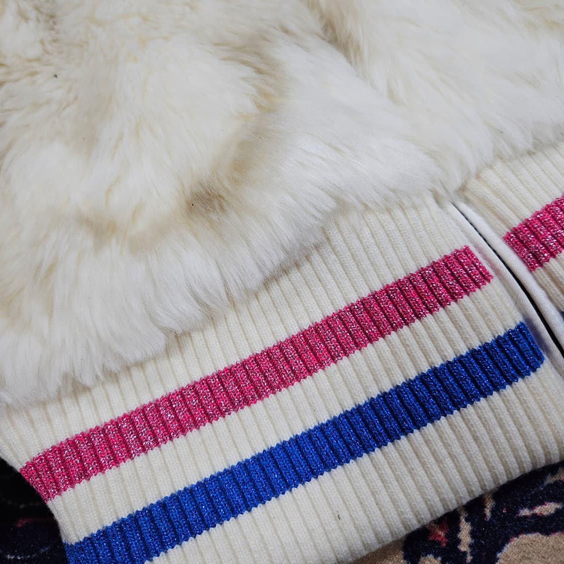 마자플라바(MAJAH FLAVAH) Y2k 빽로고 스타디움 숏 자켓 상품이미지5