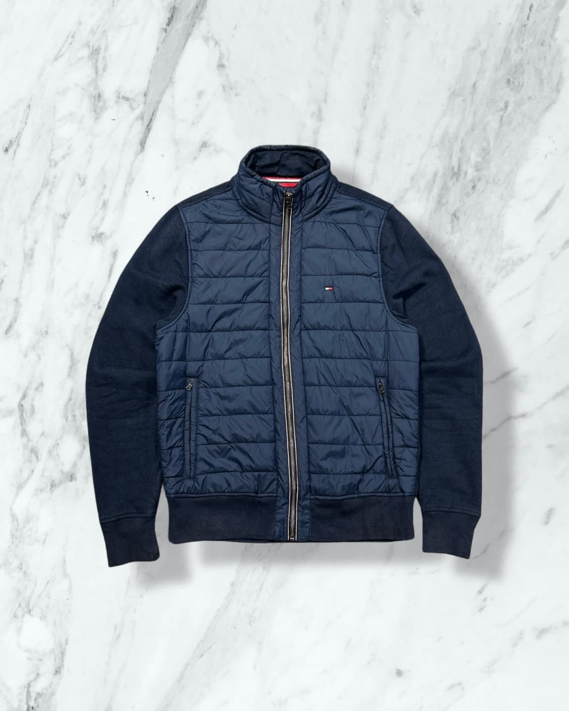 타미힐피거 네이비 경량 패딩 집업 상품이미지1
