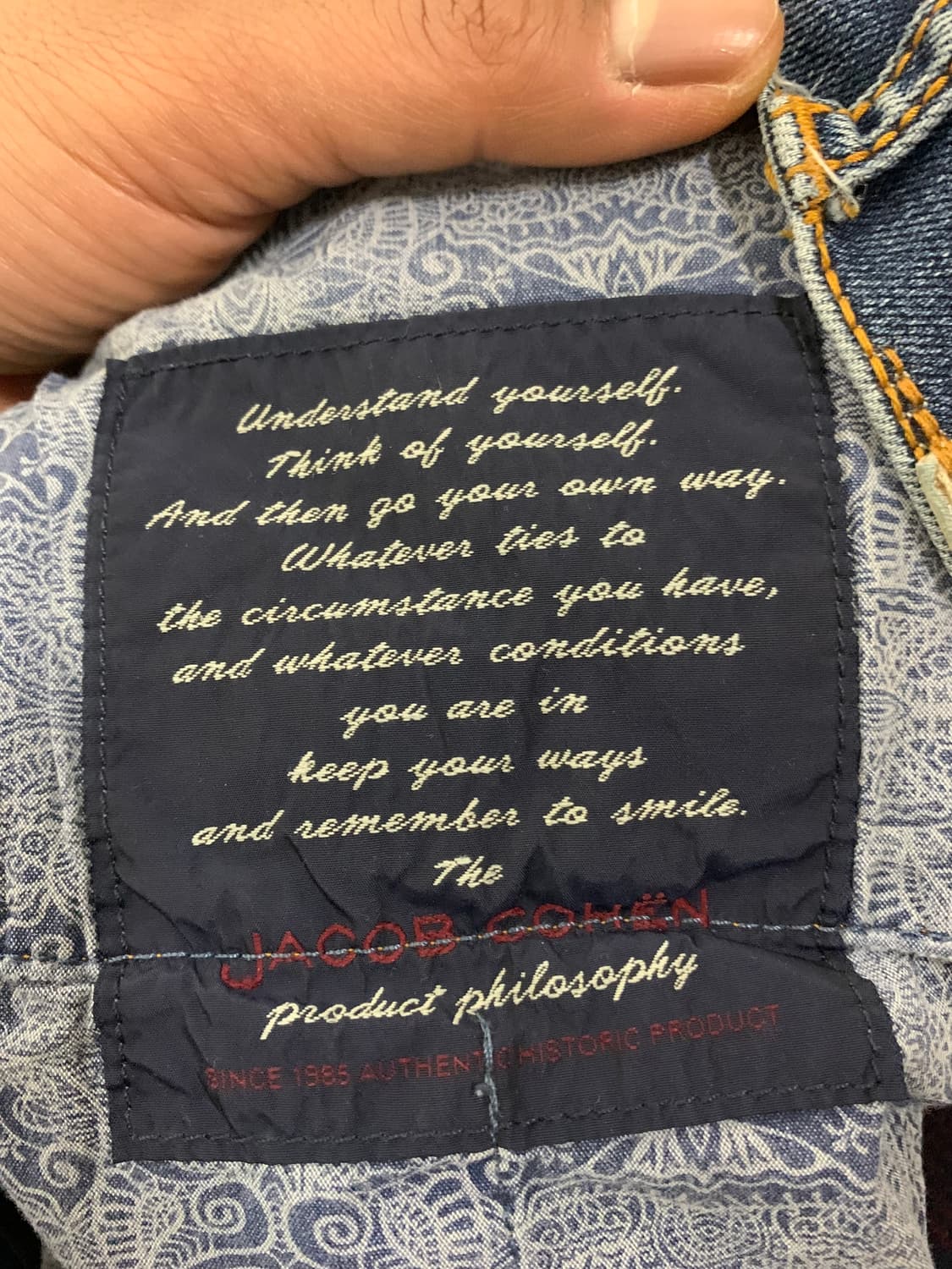 (Jacob Cohen) 야콥코헨 스컬 자수 데님 팬츠 사이즈 35 상품이미지9