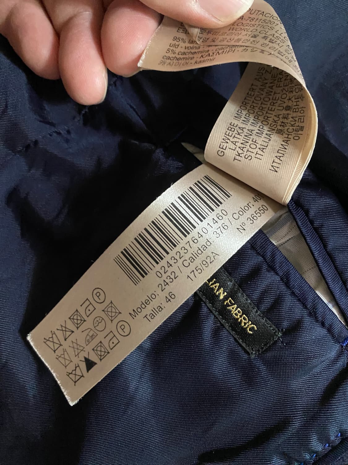 Massimo Dutti 남성 캐시미어 코트 46 (100) 상품이미지7