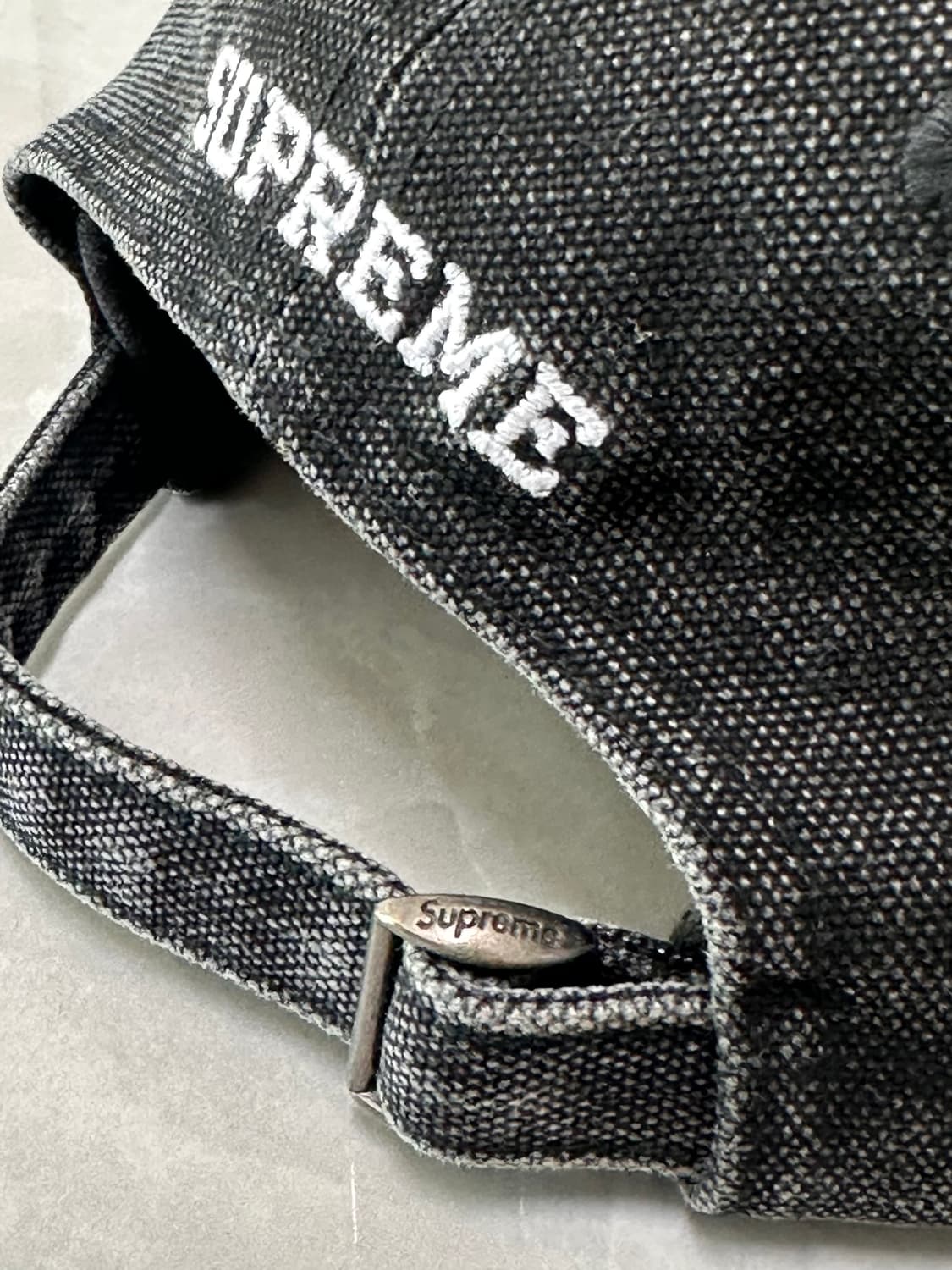 [정품] 슈프림 피그먼트 S로고 - 패널 블랙 - 24FW 상품이미지2