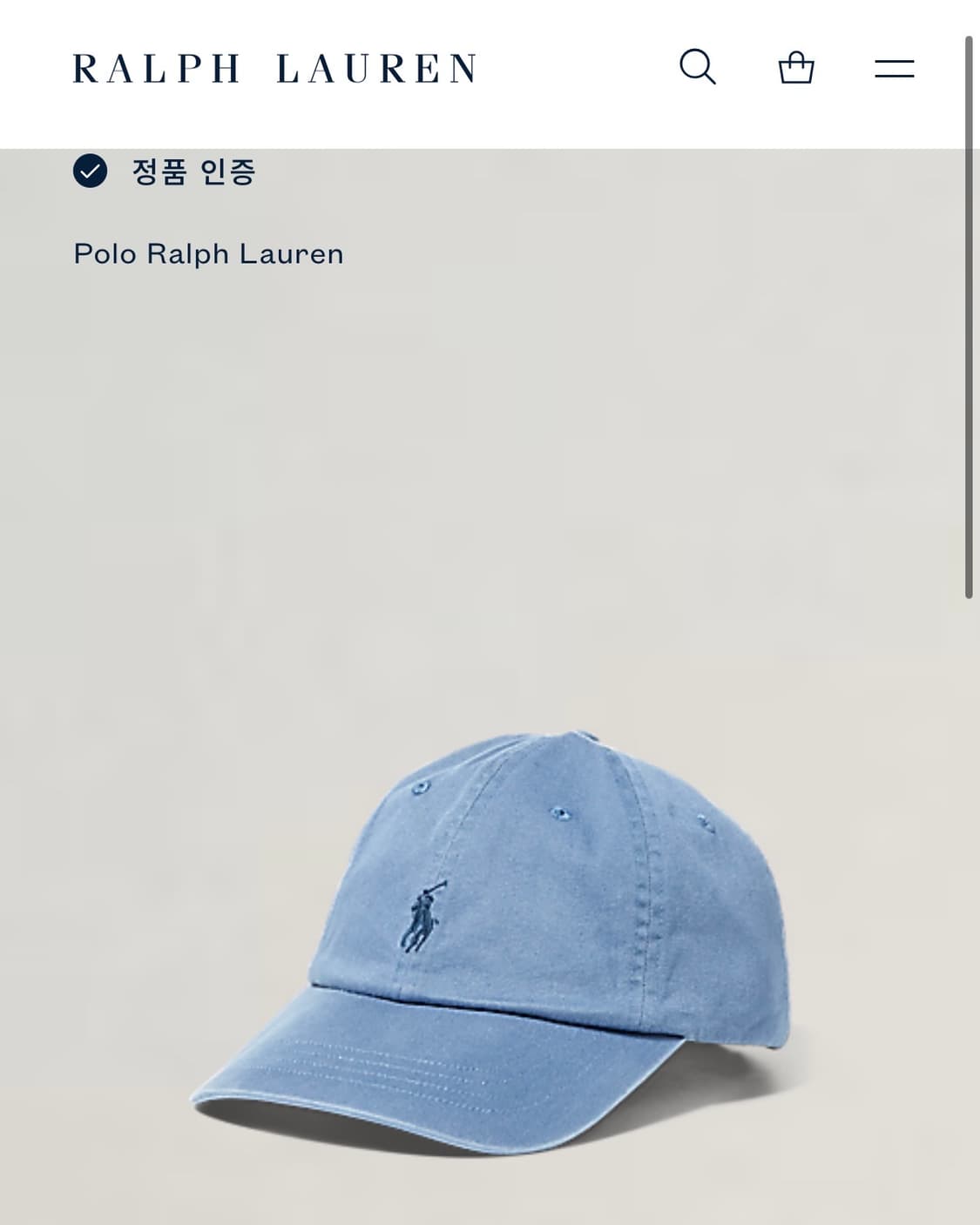 폴로 빈티지 모자 상품이미지2