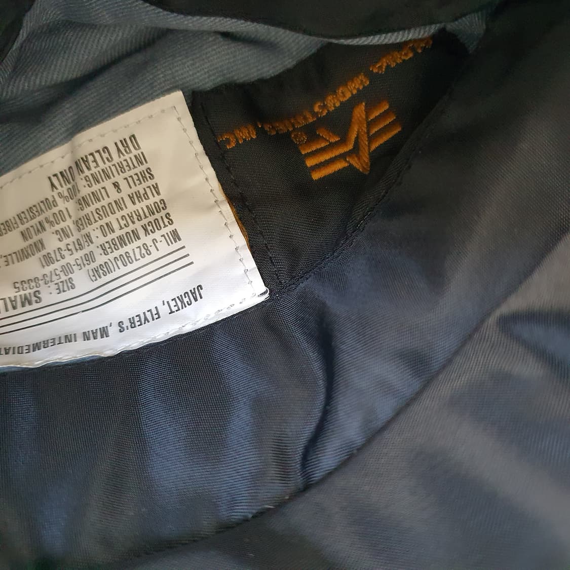 알파인더스트리 MA-1 양면 항공점퍼 남자95 상품이미지7