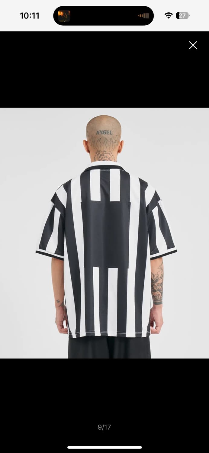 AJOBYAJO tribal ajo soccer top(black) 상품이미지6