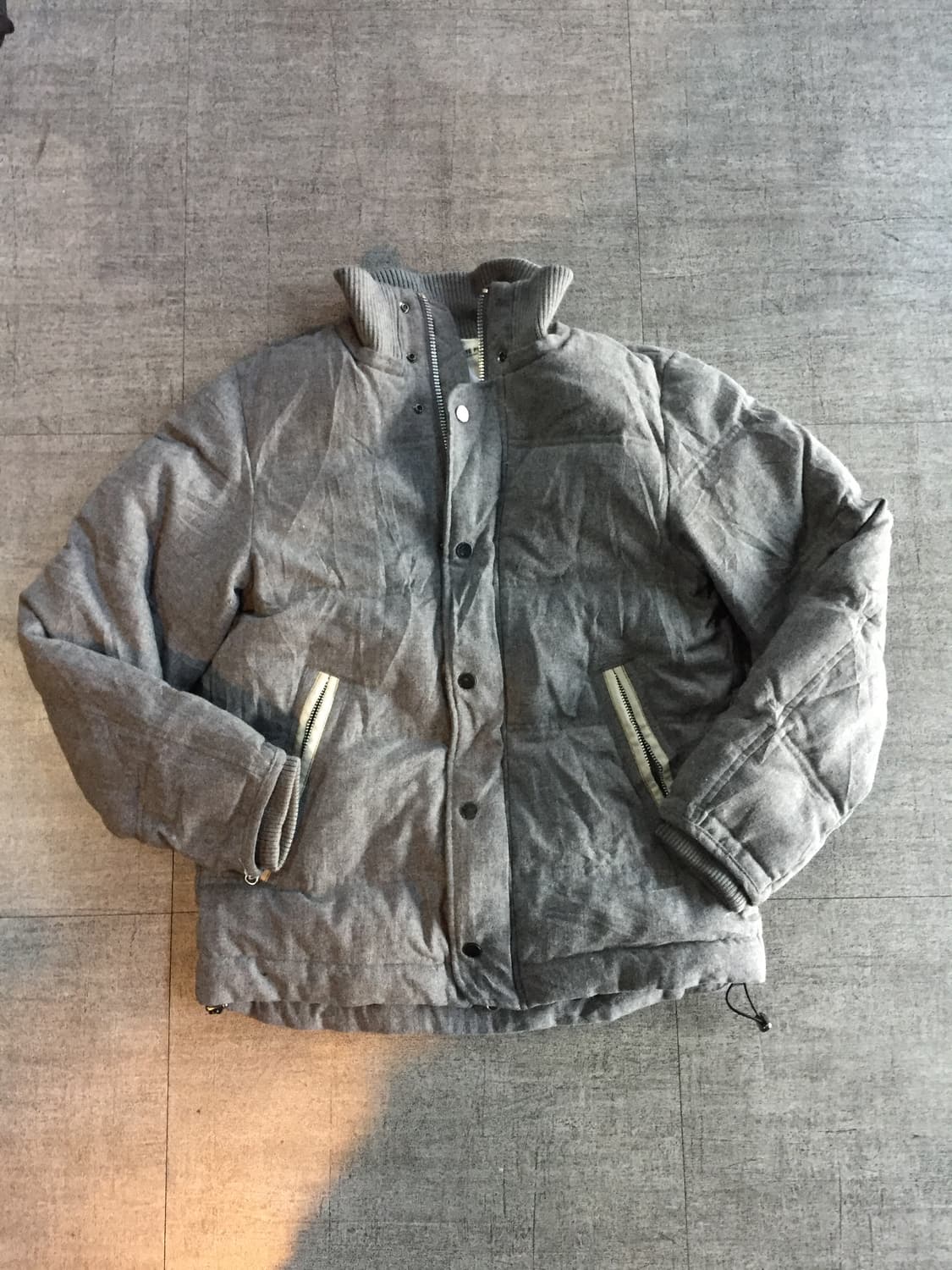 일본빈티지 Sompliciteplus 올드스쿨아메카지 대대장패딩 그레이 상품이미지1