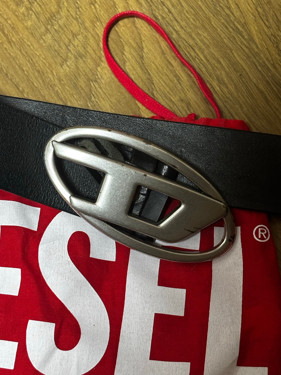 디젤 레더 벨트 D 버클 블랙 (90) 상품이미지2