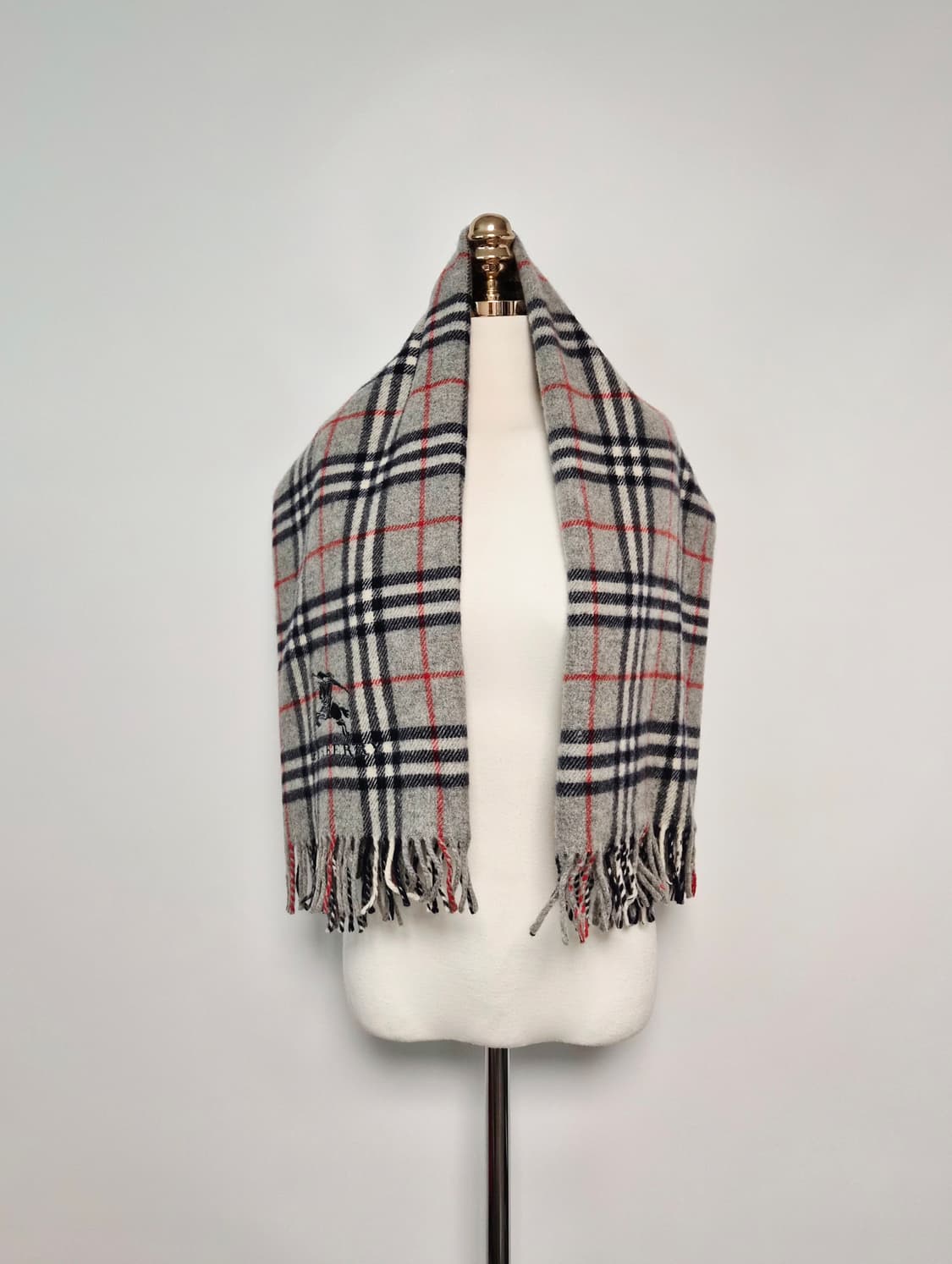 버버리 그레이 노바체크 머플러 목도리 블랭킷 상품이미지4