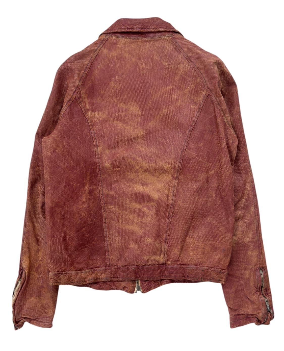 조르지오 브라토 4 zip 바이커 레더 자켓 상품이미지4