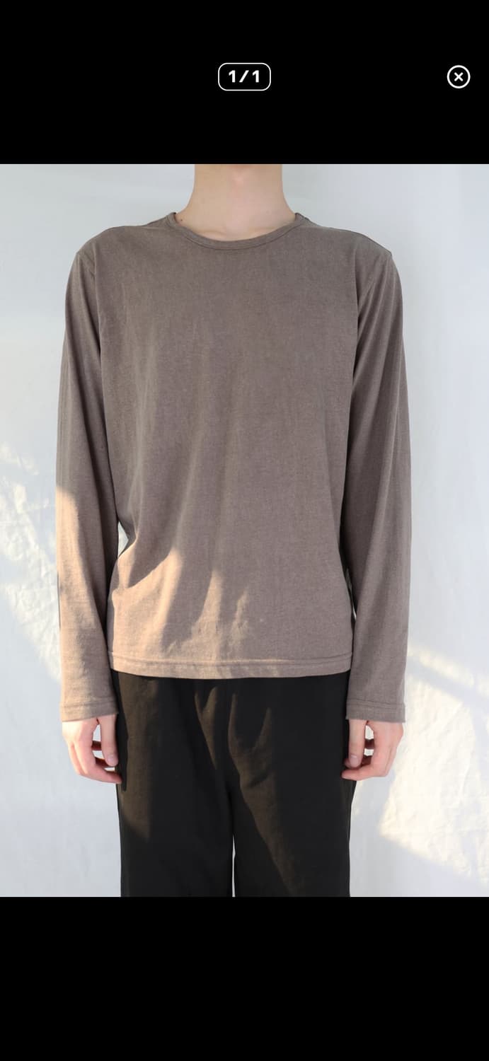 레스 롱슬리브 브라운 1 상품이미지1