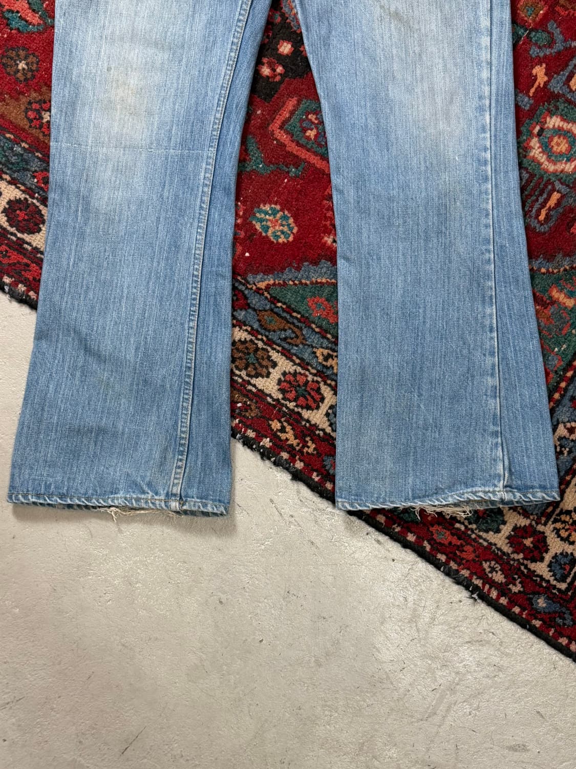 70's USA Made 빈티지 리바이스 646 벨바텀 부츠컷 오렌지탭 상품이미지7