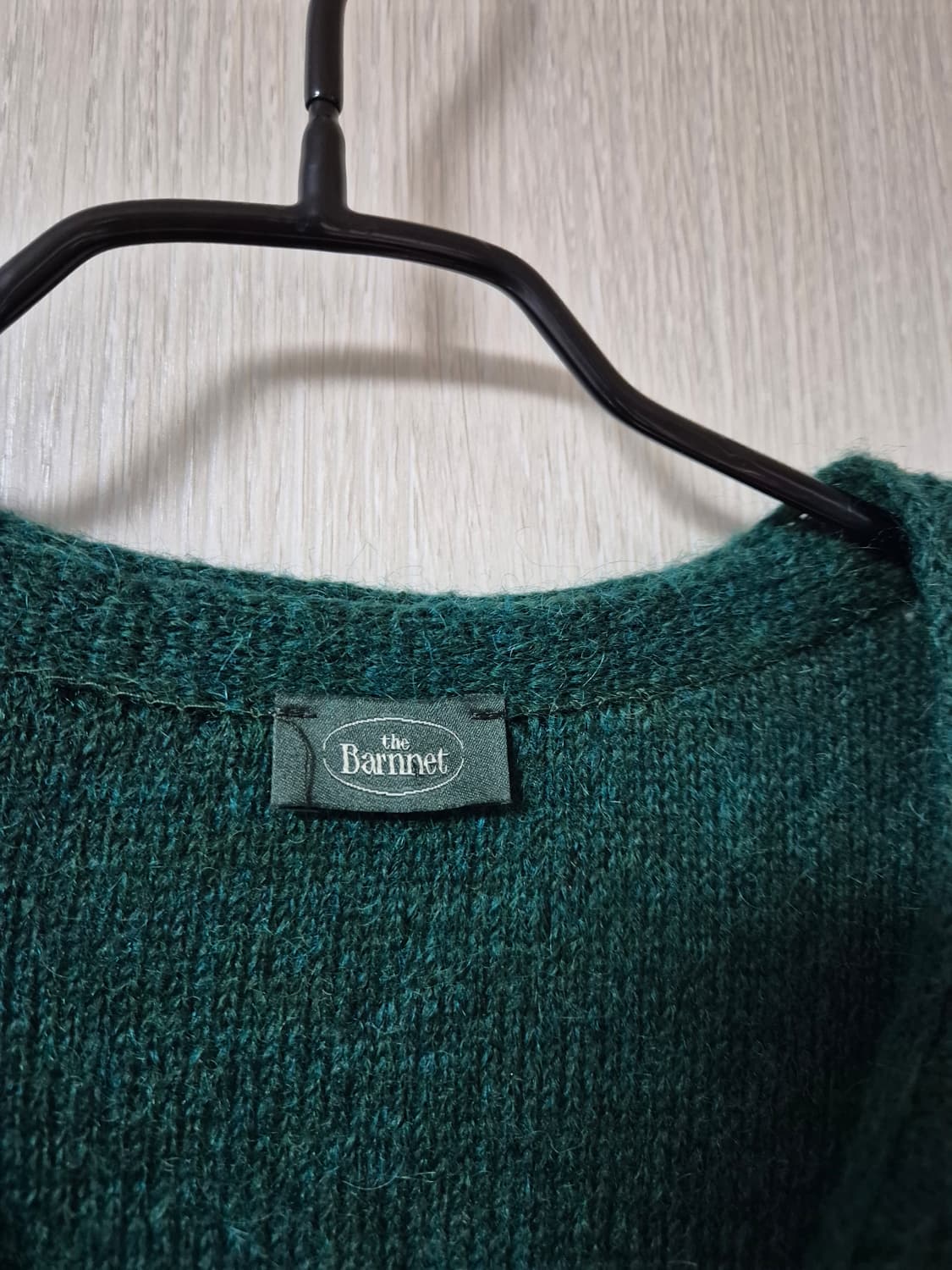 더바넷 그린 스탠다드 알파카 가디건 니트가디건 상품이미지7