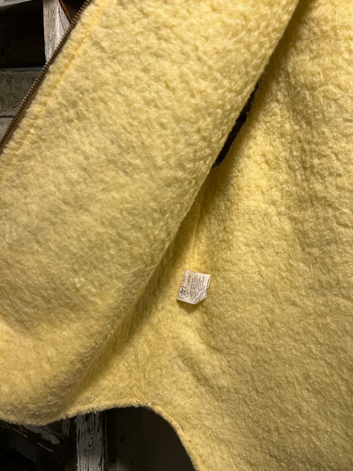 [L]80's 칼하트 Made in USA 브라운 캔버스 워크 베스트 상품이미지5