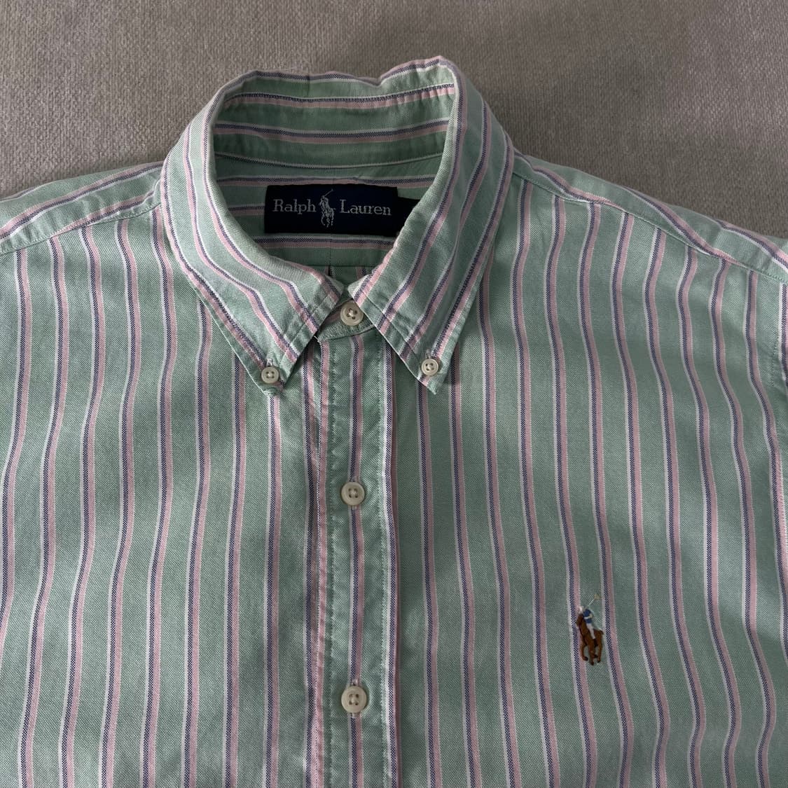 105 폴로랄프로렌 빈티지 스트라이프 셔츠 상품이미지2