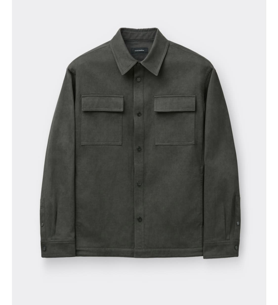 커스텀멜로우 Dark Grey Trucker Shirt 셔츠 자켓 상품이미지1