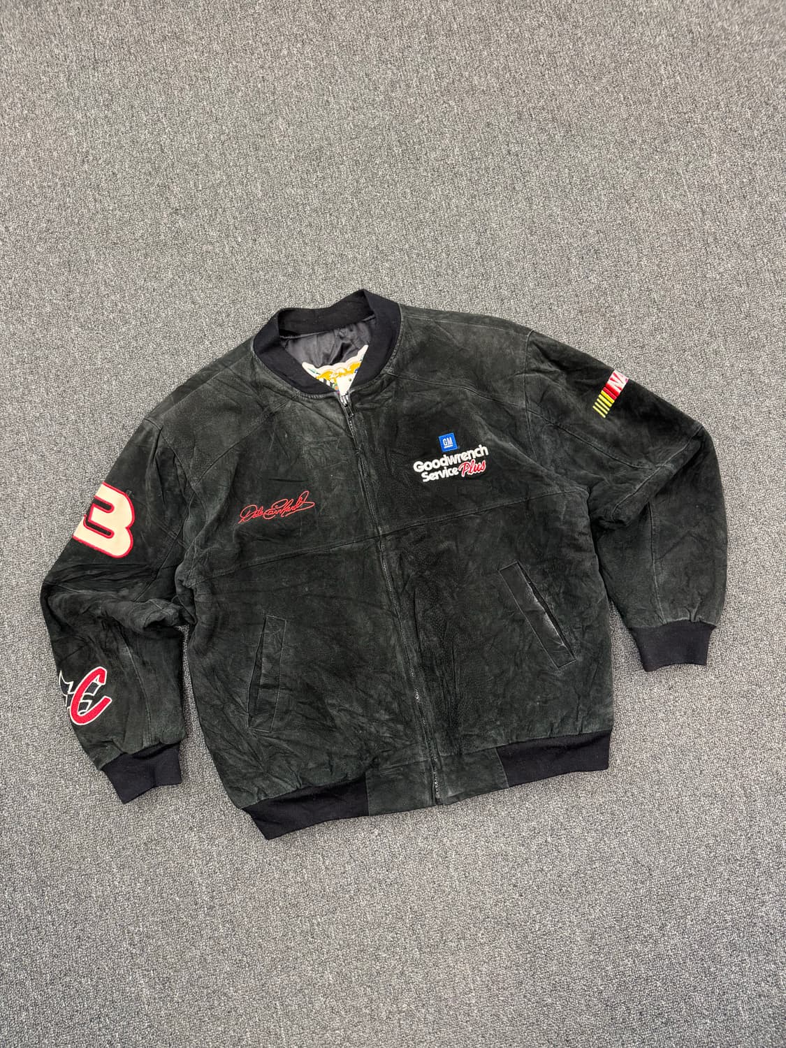 S)제프 해밀턴 빈티지 GM 굿렌치 서비스 플러스 레이싱 자켓 상품이미지2