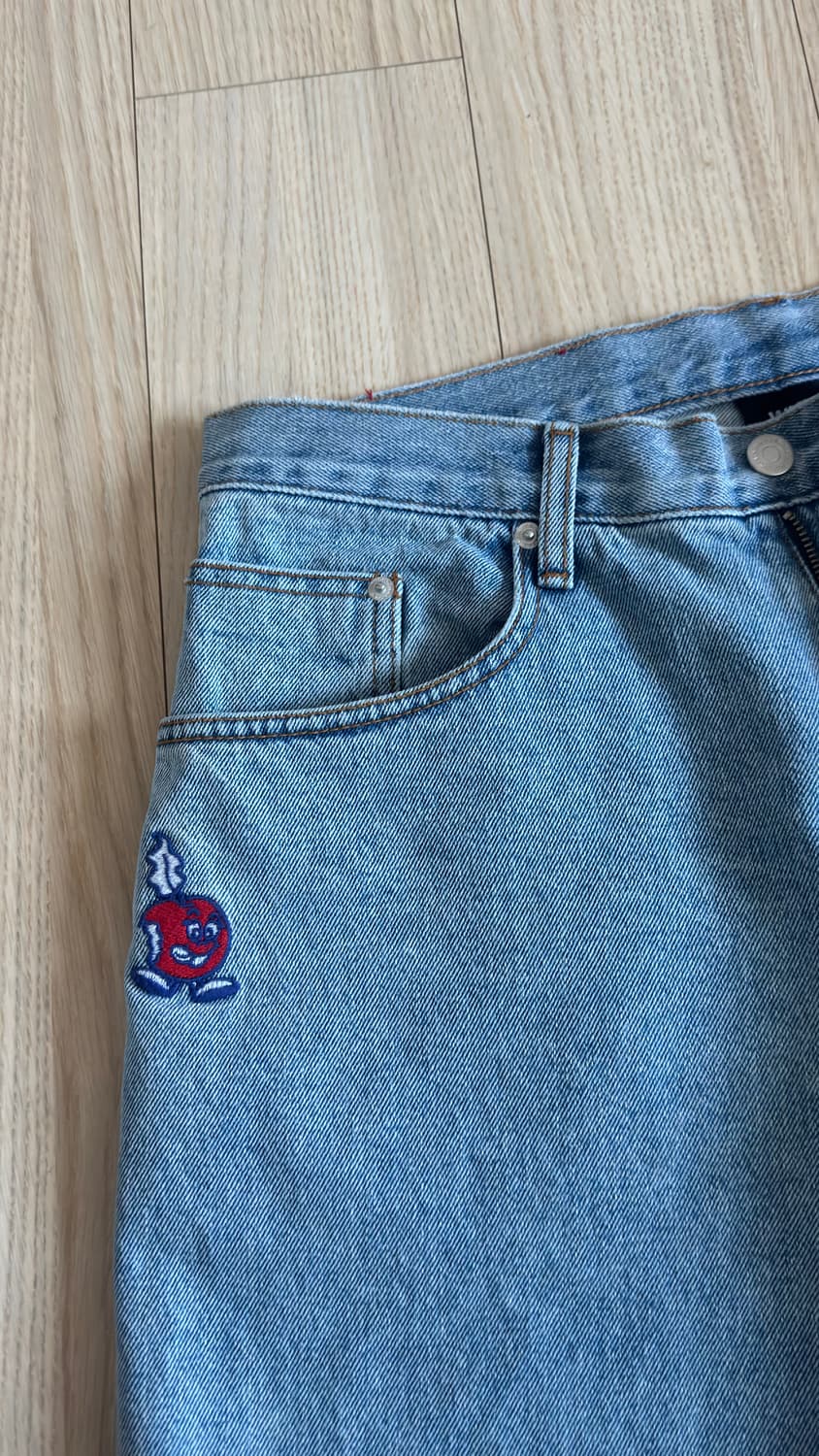 위캔더스 애플 데님 팬츠 L 상품이미지2