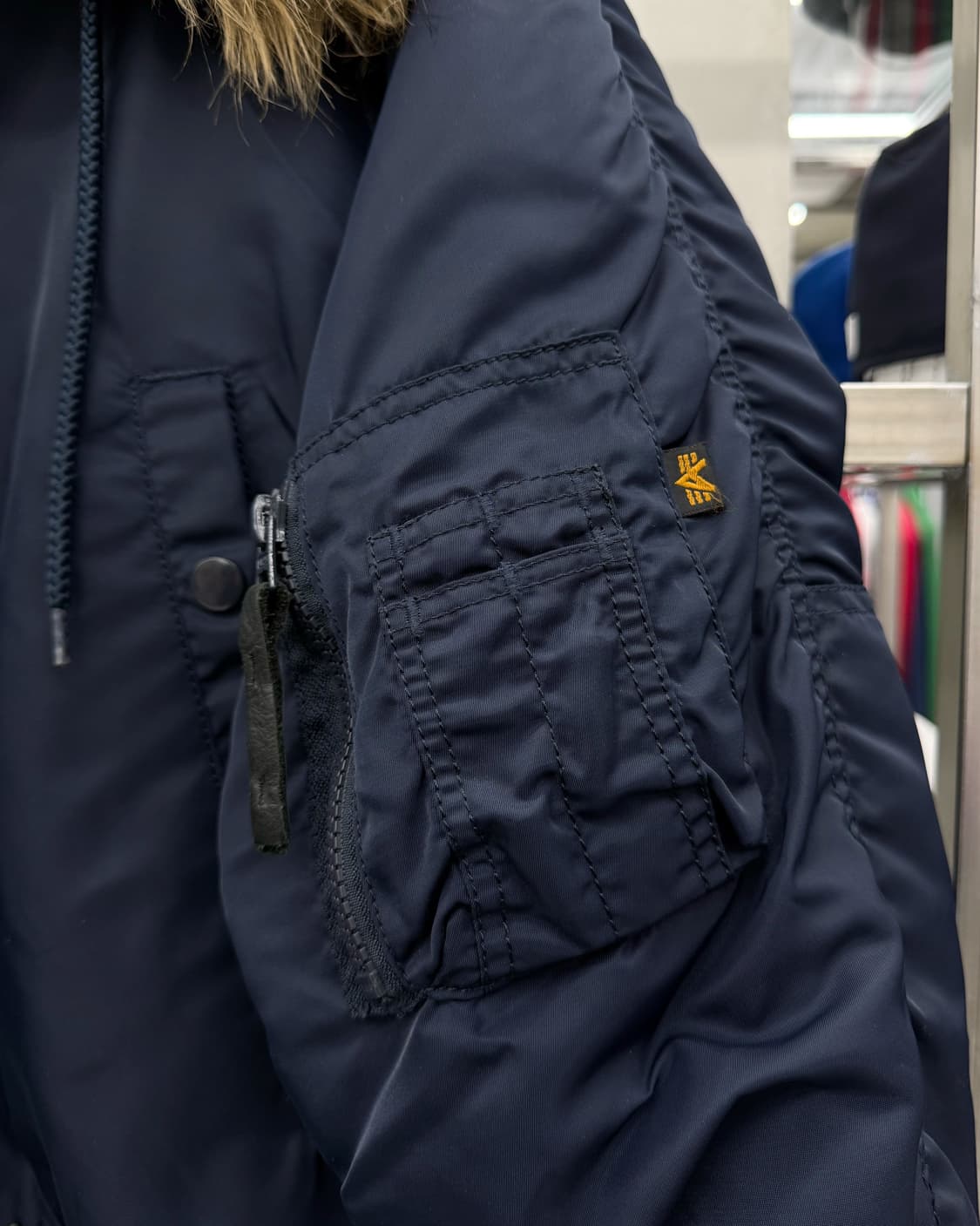 알파인더스트리 00s TYPE N-3B 파카 네이비 상품이미지5