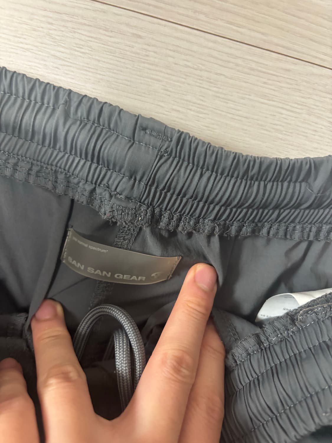 산산기어 스냅팬츠 차콜 2사이즈 상품이미지4