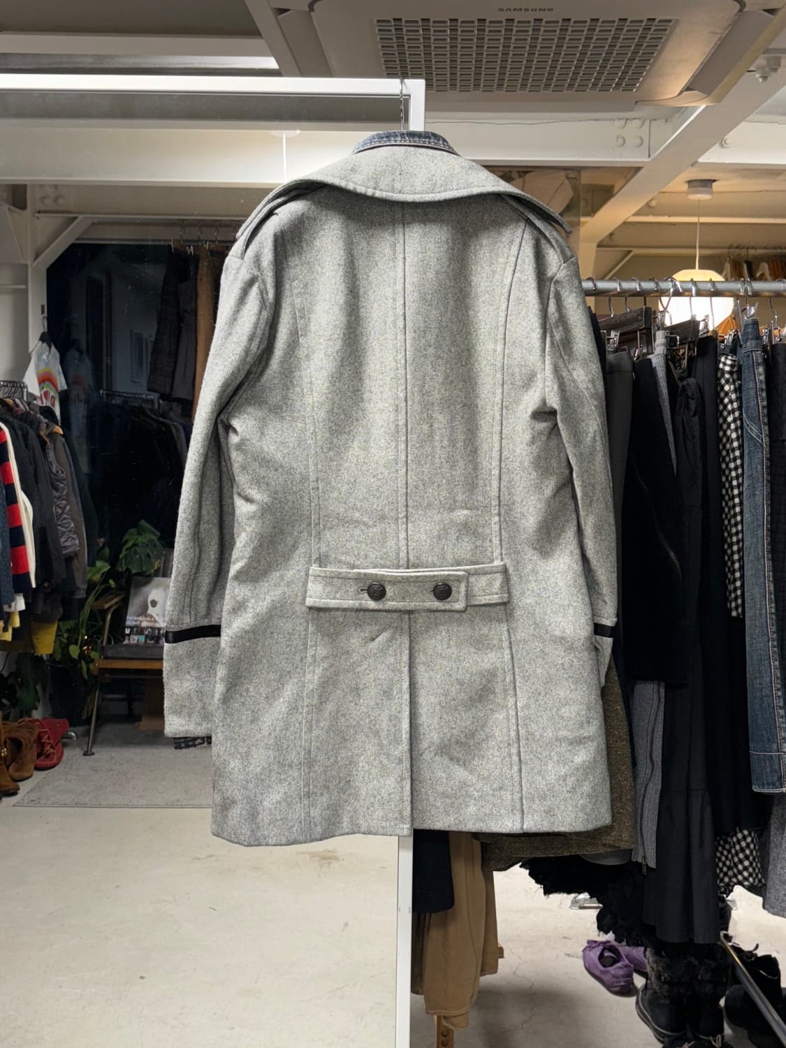 5351 pour les hommes 데님 레이어드 나폴레옹 자켓 상품이미지3