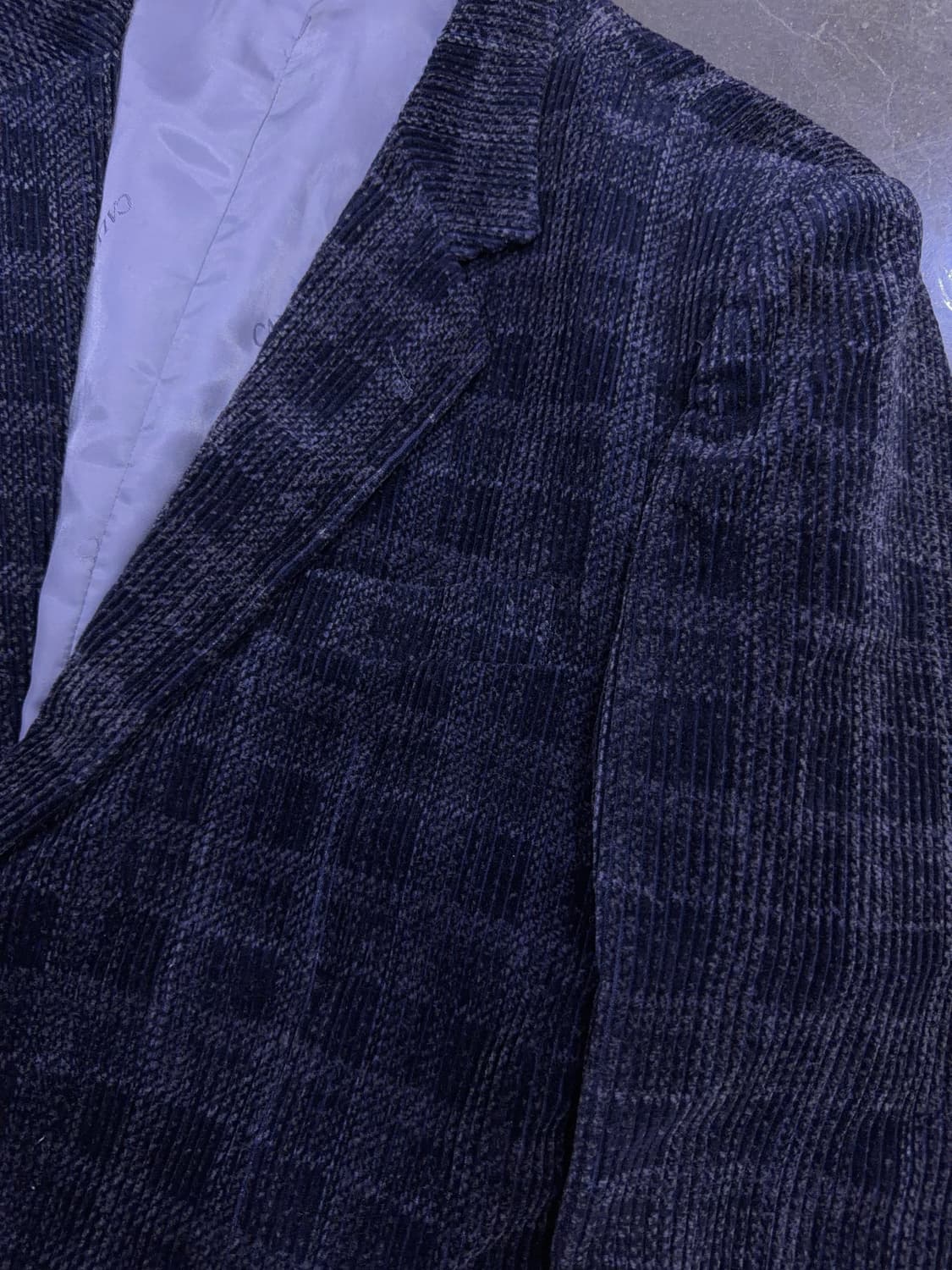 칼빈타운 80's 체크 패턴 헤비 코듀로이 스포츠자켓 블레이저 40 상품이미지4