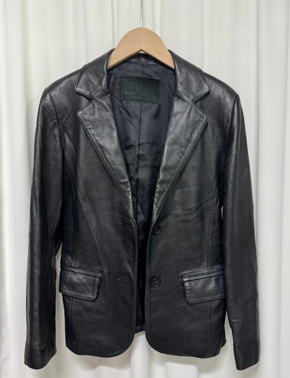 블랙 양가죽 자켓 상품이미지1