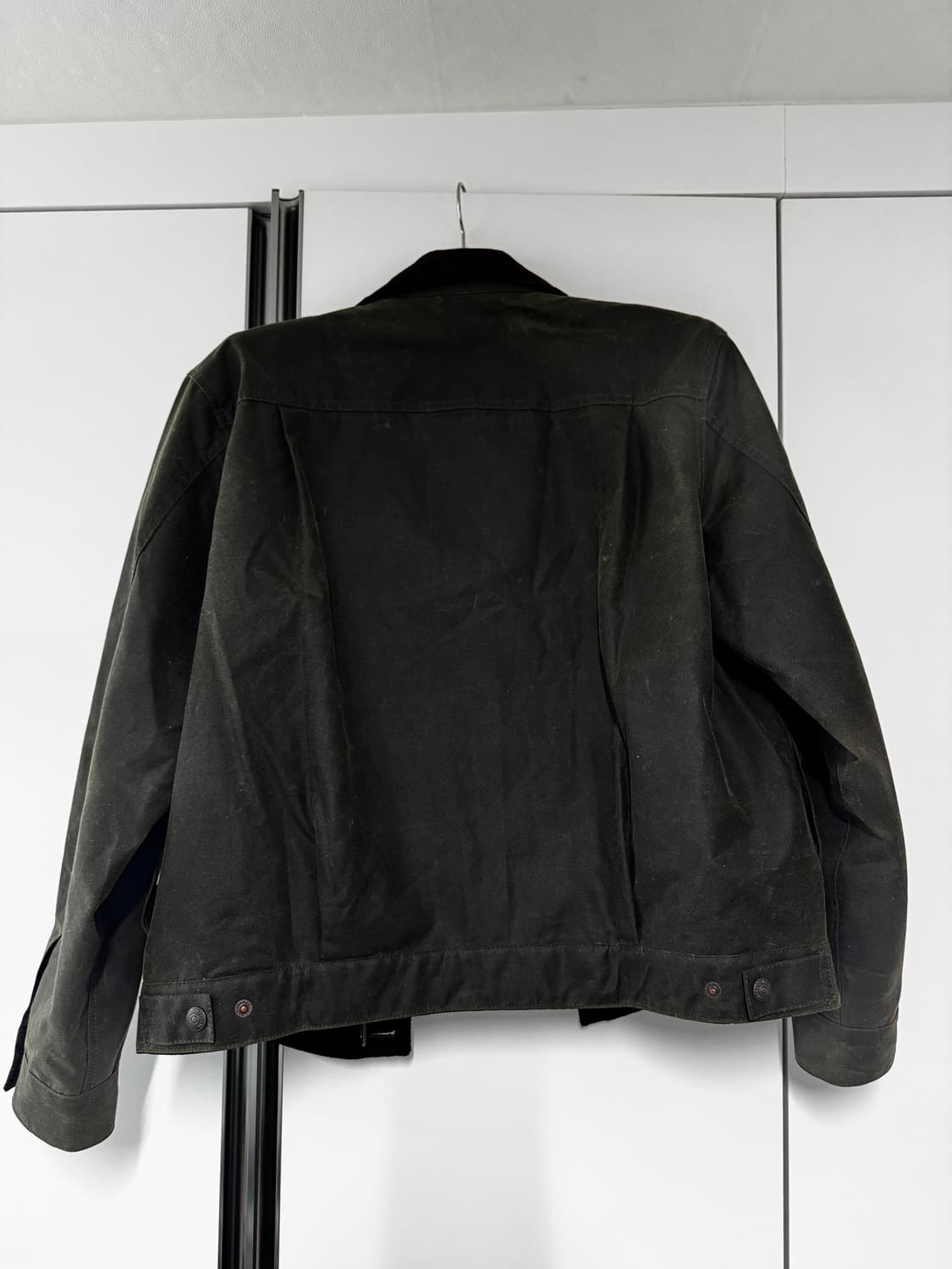 리바이스x바버 타입2 왁스드 올리브 자켓 L사이즈 상품이미지3