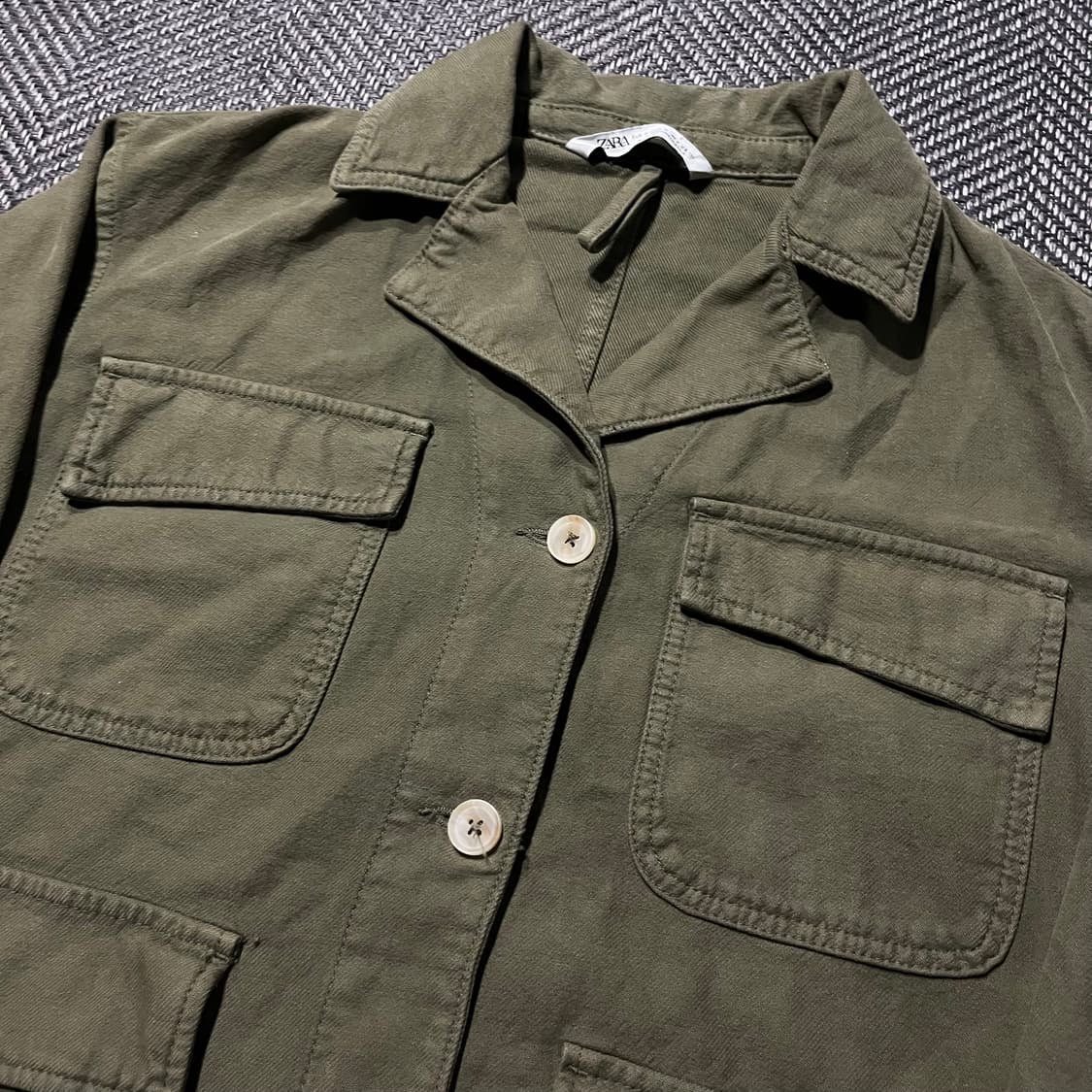 ZARA 자라 면자켓 상품이미지3