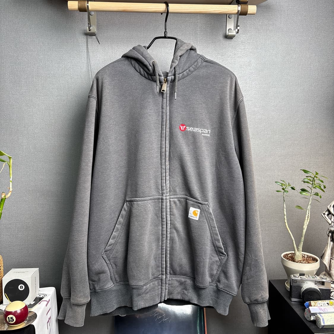 칼하트 레인디펜더 후드집업 상품이미지2