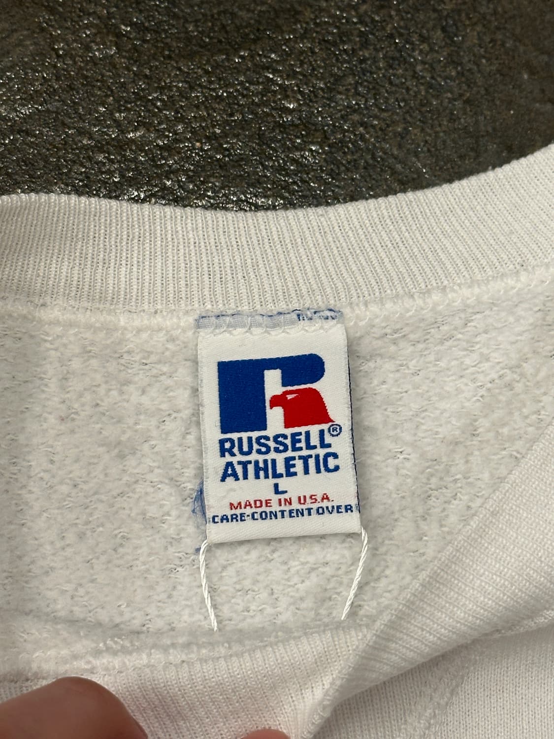 90s Russell made in USA 러셀 스웻셔츠 L 상품이미지5