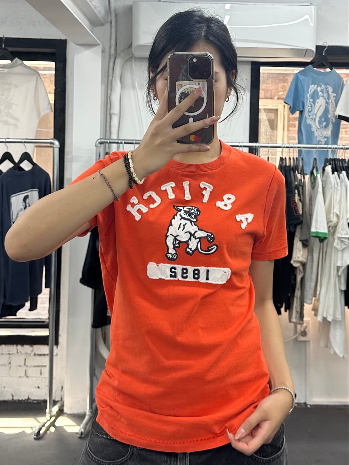 아베크롬비 타이거 패치 티셔츠 상품이미지2
