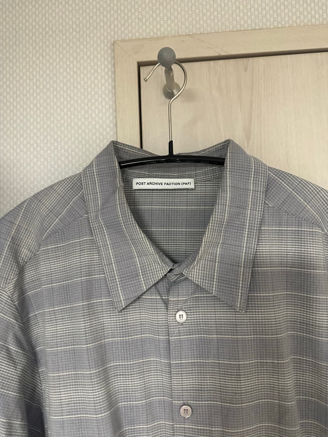 포스트아카이브팩션 셔츠 베이비블루 M 상품이미지2