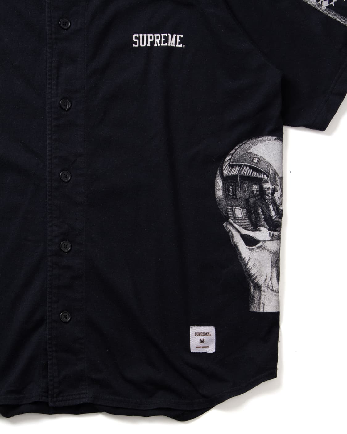 Supreme X Mc Escher 슈프림 에셔 프린팅 베이스볼 셔츠 상품이미지5