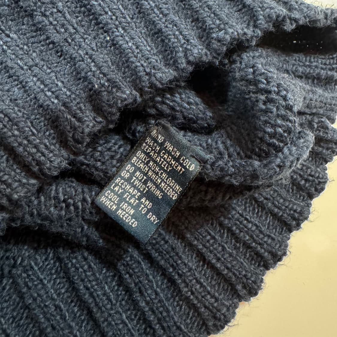 폴로 랄프로렌 네이비 크루넥 니트 상품이미지3