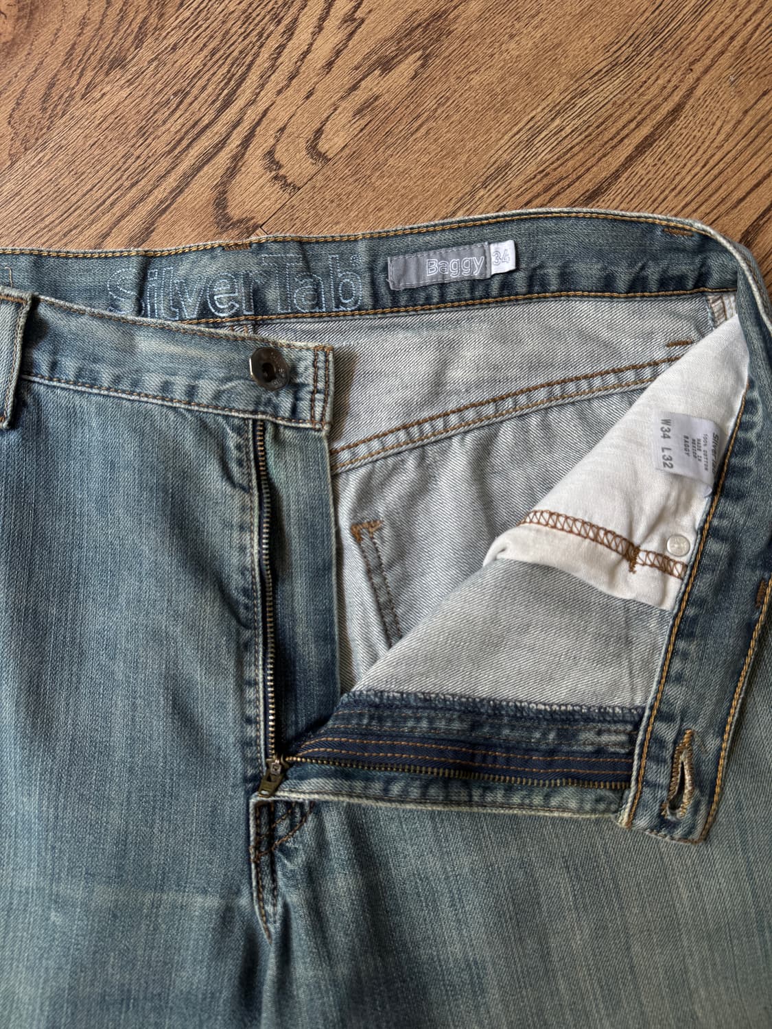 [34]00's 리바이스 실버탭 빈티지 리페어드 배기핏 데님 팬츠 상품이미지3